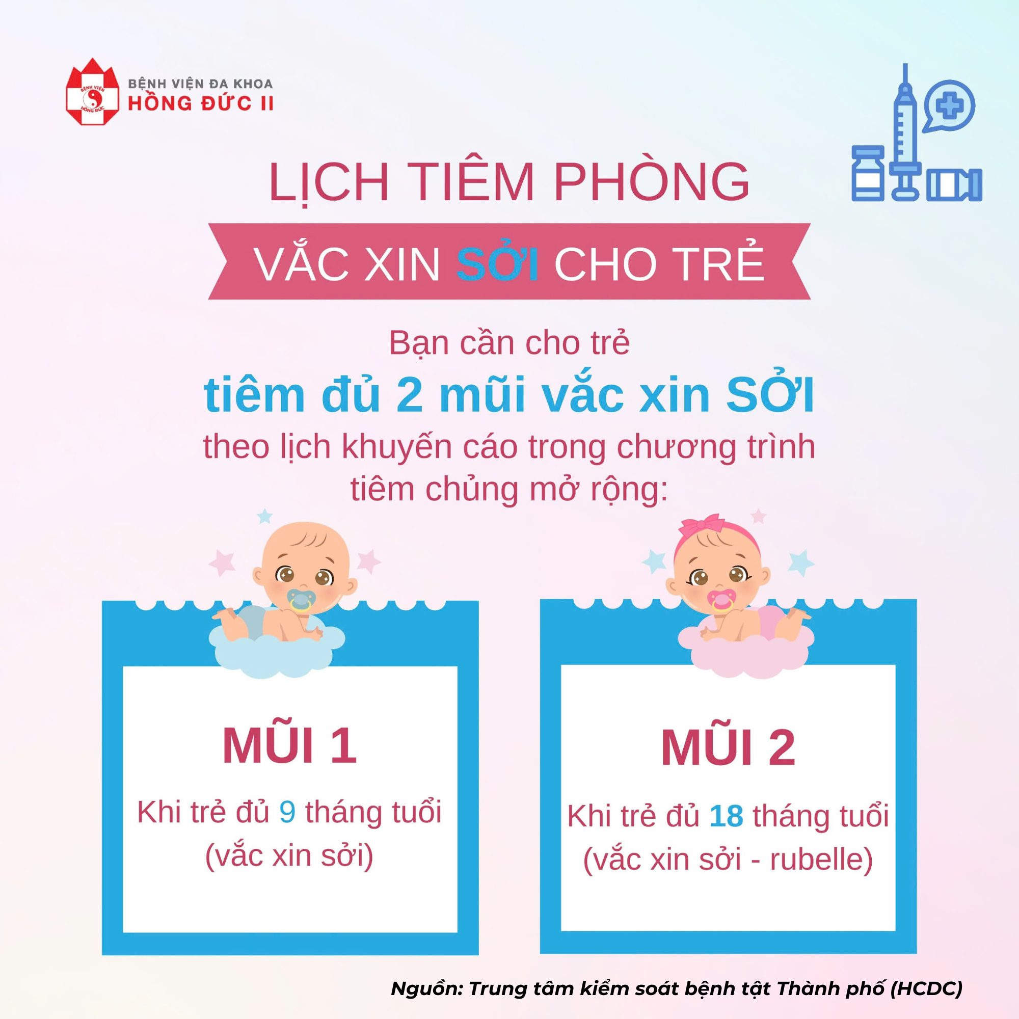 Vì sao cần tiêm đủ 2 mũi vắc xin sởi? (Hỏi đáp về bệnh sởi - phần 2)